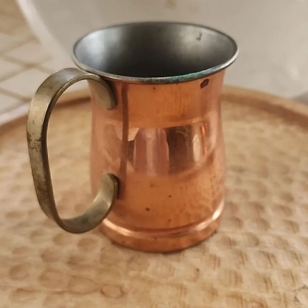 Vintage made in Japan Copper Tankard Mule 16 0z Vessel with Handle